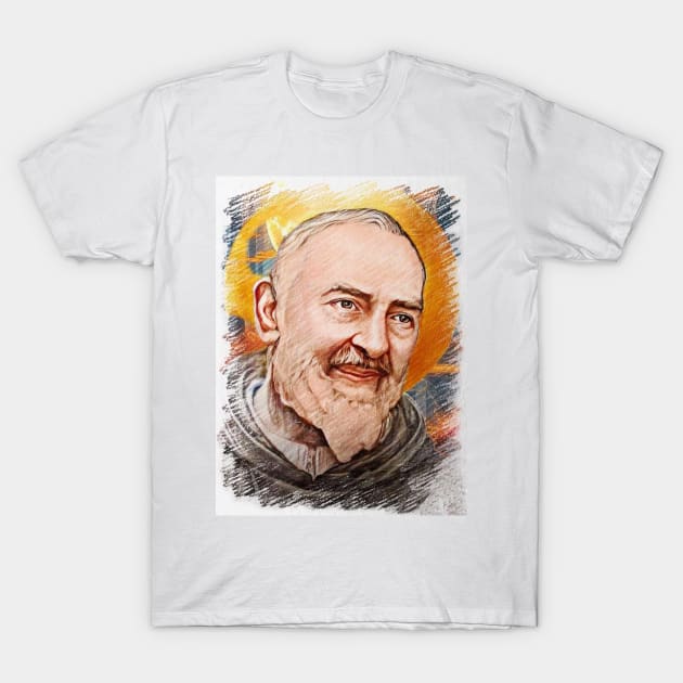 Holy Padre Pio T-Shirt by SOLRACSIER